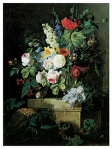 18x24"Decoration Poster.Interior room design art.Flower vase painting.6643 - $20.79