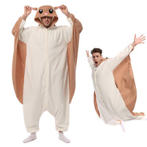 Adult Kids Flying Squirrel Onesis Pajamas Men Child Women Halloween Cost... - £11.88 GBP+