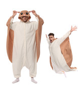 Adult Kids Flying Squirrel Onesis Pajamas Men Child Women Halloween Cost... - £12.17 GBP+