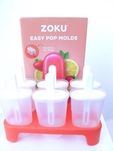 ZOKU Easy Pop Molds w Stand Makes 6 Ice Pops NEW - $5.00