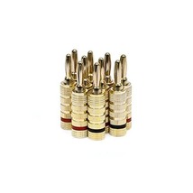 Monoprice High-Quality Closed Screw Type Copper Speaker Banana Plug (Pai... - $14.00