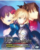 Fate/stay night Season 1~3 Anime Complete Set DVD - £39.33 GBP
