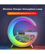 New LED Table Lamp, 4 in 1 Wireless Charger Night Light, App Control - £25.37 GBP