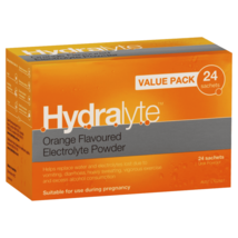 Hydralyte Electrolyte Powder 24 Sachets – Orange - $97.85