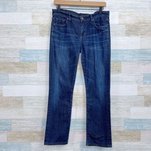 Citizens Of Humanity Elson Straight Leg Jeans Blue Dark Wash Mid Rise Wo... - $39.59