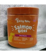 Zesty Paws Omega 3 Salmon Bites Dog Skin Health 90 Soft Chews EXP 9/24  - £15.41 GBP