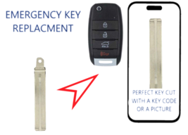 KEY CUT + 2013-2022  Kia / Remote Flip Key Blade / KK10 TOY48 / PN: 8199... - $19.99