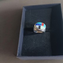Carolyn Pollack Relios Sterling Silver Inlaid Multi Color Turquoise Ring... - $1,577.95 MXN