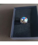 Carolyn Pollack Relios Sterling Silver Inlaid Multi Color Turquoise Ring... - $116.25 CAD