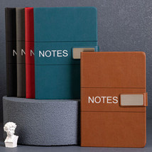 Thick 256 Pages PU Leather Journal A5 Notebook Lined Paper Writing Diary Planner - £20.83 GBP