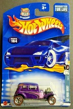 2002 - 1930 Ford Vicky Hot Wheels  Purple 104 2 of 4  Highway 35 HW7 - £3.90 GBP