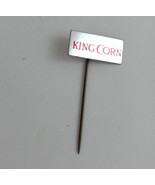 Vintage King Corn Red &amp; Silver Europeon Stick Lapel Pin - €5,57 EUR