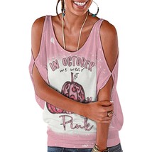 Mondxflaur Pink Sleeveless T Shirts for Women Loose Fit Elegant Top Clothes - $22.99