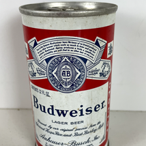Budweiser Beer Can Vintage 12oz Steel Pull Tab Anheuser-Busch Collectible - $7.59