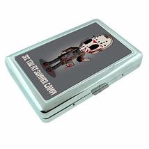 Killer Camp Em1 Hip Silver Cigarette Case Id Holder Metal Wallet 4&quot; X 2.75&quot; RFID - £6.35 GBP