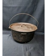 OLD Wagner Ware &quot;A&quot; Tite-Top 3 Legged Chuck Wagon Dutch Oven &amp; Lid Pat’d... - $186.99