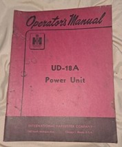 International Harvester IH UD18A Power Unit Owner Operator Maintenance M... - $18.69