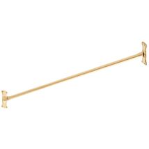 Signature Hardware 466514 48&quot; Straight Brass Shower Rod - Brushed Gold - €60,43 EUR