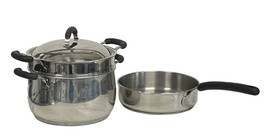 Meyer Bella Cuisine Stainless Steel Stock Pasta Pot Steamer and Frying Pan Lid - £73.74 GBP