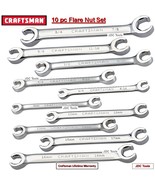 Craftsman 10 pc Flare Nut Wrench Set - 5 Metric 5 SAE Wrenches - $1,453.87 MXN