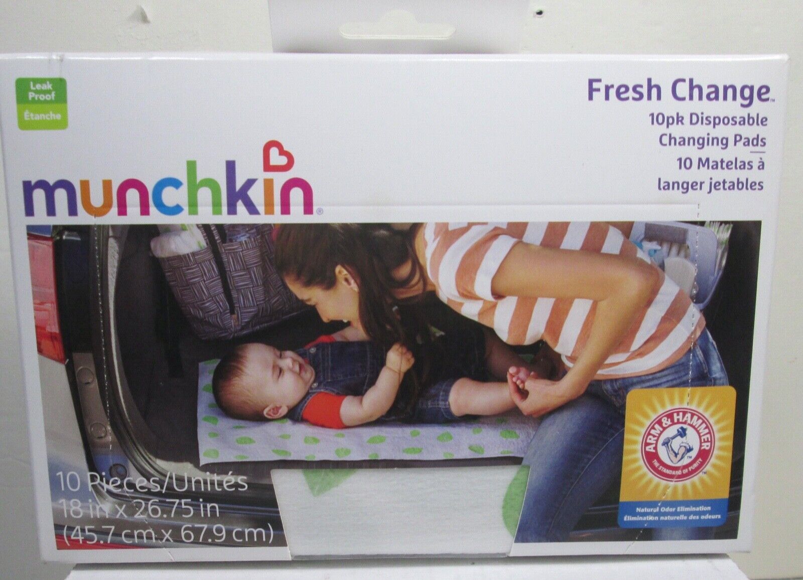 Munchkin Disposable Changing Pads Fresh Change Ultra Absorbent Layer Pads 10 Ct - $11.39