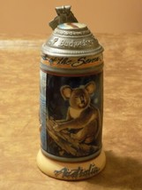 1998 Budweiser Animals of the Seven Continents Australia Ceramic Beer Stein 36oz - £19.46 GBP