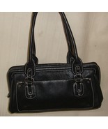 TIGNANELLO Black Leather Double Handle Shoulder Bag  - €30,37 EUR