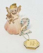 Josef Originals Figurine Angel Birthday Two Original Tag Teddy Bear Geor... - $18.80