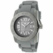 NEW Swiss Legend SL-10114-GM-014 Women&#39;s Commander Grey Textured Silicone Watch - £47.59 GBP