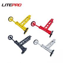 Litepro For Birdy Bicycle Telescopic Rod Easy Wheel Parking Frame Water ... - £40.65 GBP