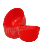 Puto Mold Talam Pichi Kutsinta Lompang Red Color 24 pieces 4.5cm Kueh Small Size - $259.71 MXN