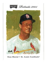 2003 Playoff Portraits #84 Stan Musial St. Louis Cardinals - £3.19 GBP