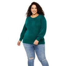 Motherhood Maternity Green Balloon Sleeve Crewneck Sweater Size XS NWOT - £8.04 GBP