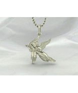 Baby Angel Cherubim Wings 925 Silver Handmade Unique Antique Pendant Nec... - $63.83 CAD+