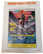 James Bond Sheet Music Nobody Does it Better The Spy Who Loved Me - £7.84 GBP