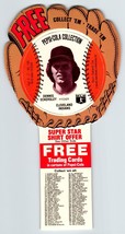Pepsi Baseball Trading Card 1977 Dennis Eckersley Cleveland Indians MLB Diecut - £9.34 GBP
