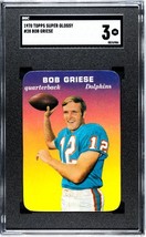 Bob Griese 1970 Topps Super Glossy Card #28- SGC Graded 3 VG (Miami Dolphins) - £35.84 GBP