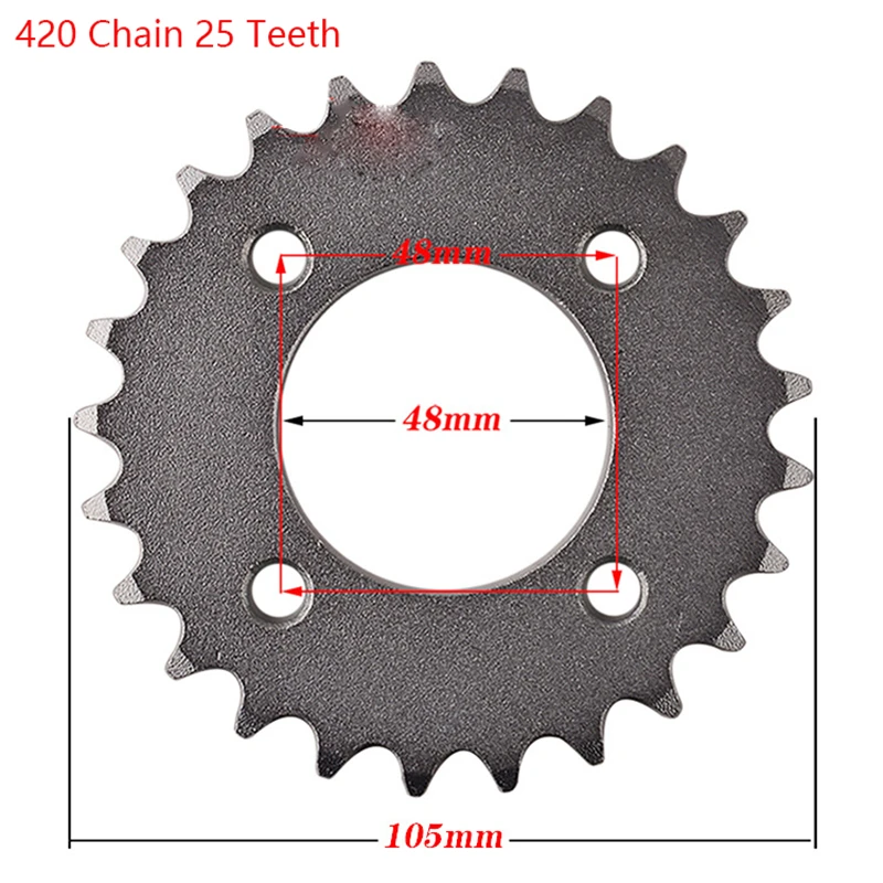 420 Chains 25T/37T/39T/41T/43T/48T Motorcycle Chain Spets Rear Back Spet Cog  11 - £152.08 GBP