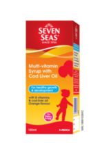 2 Bottle X 100ml Seven Seas Multi-Vitamin Syrup With Cod Liver Oil Fast Shipping - $49.00