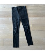 Rag &amp; Bone High Rise Lamb Leather Skinny Pants Jeans Black sz 29 - £418.43 GBP