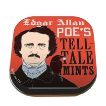 Edgar Allan Poe&#39;s Tell-Tale Mints in Illustrated Tins Box of 12 NEW SEALED - £34.79 GBP