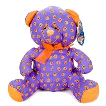 Sugar Loaf Halloween Eeks Teddy Bear Plush 12&quot; Halloween Pumpkin Purple Orange - £13.82 GBP