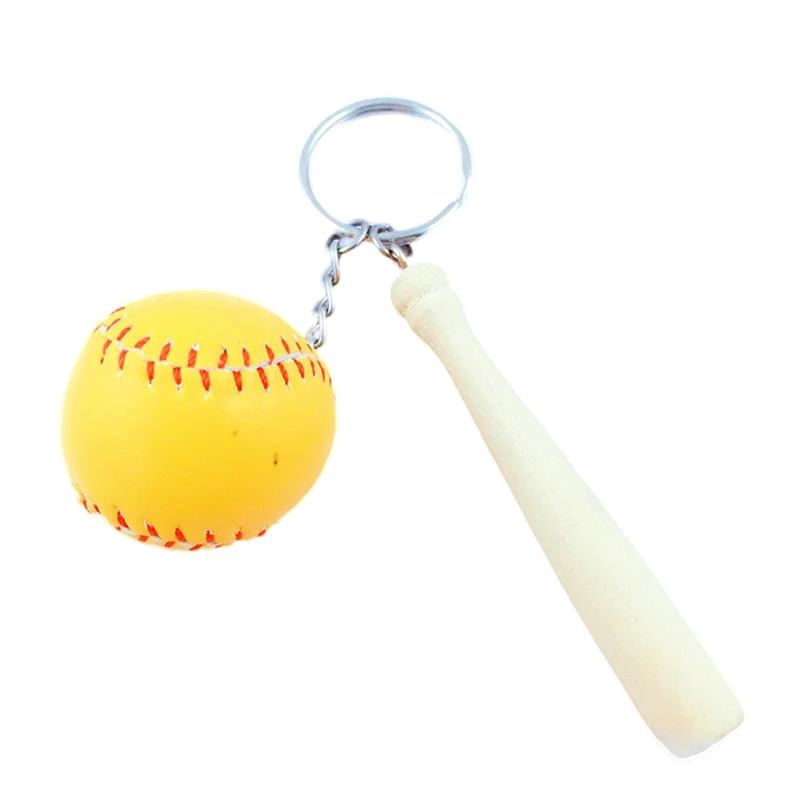 2023 Creative Keychain Cute Mini Keychains  Baseball Durable Key Ring Bag Pendan - £81.59 GBP