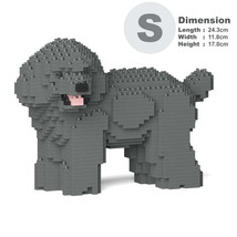Toy Poodle Dog Sculptures (JEKCA Lego Brick) DIY Kit - £54.81 GBP
