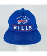 Vtg Buffalo Bills Youngan Headwear Baseball Hat Cap Snapback NFL Blue Re... - £15.86 GBP