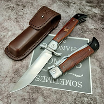 Russian Finka NKVD II Outdoor Survival Pocket Knife Flipper Folding Knife - £30.99 GBP