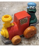 1981 Hasbro Muppets Metal Train Engine with Cookie Monster Vintage Hong ... - £1.53 GBP