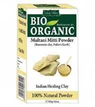 Bio Organic Multani Mitti Powder Fuller&#39;s Earth 200gm - £9.01 GBP