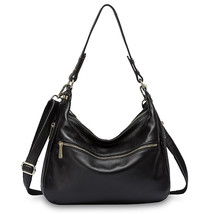 Women Shoulder Bag 100% Genuine Leather Tote Handbag Large Capacity Hobos Fashio - £79.17 GBP