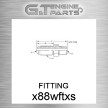 X8-8WFTX-S Fitting Fits John Deere (New Oem) - £42.60 GBP